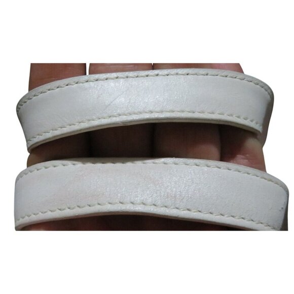 COACH Vintage Red & White Paisley Print Canvas & Leather Tote & white wristlet - Picture 10 of 16